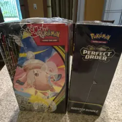 Pokemon TCG Mega Evolution Perfect Order Booster Box Bundle Clefable Zygarde - Image 4