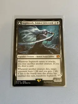 MTG: Sephiroth, Fabled SOLDIER [Final Fantasy] Near Mint - Image 2