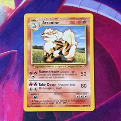 Arcanine 23/102 Base Set ENGLISH Pokemon TCG NM/LP - Image 1