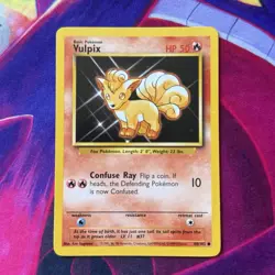 Vulpix 68/102 Base Set ENGLISH Pokemon TCG NM/LP - Image 1