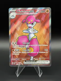 Pokemon Medicham ex Stellar Crown 161/142 Ultra Rare NM - Image 1