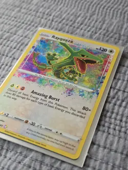 Pokemon TCG Rayquaza Vivid Voltage 138/185 Holo Amazing Rare 120 HP - Image 2