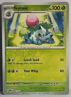 151 Starter Set Charmeleon Wartortle Ivysaur Reverse Holo Lot Pokemon TCG LP-NM - Image 4