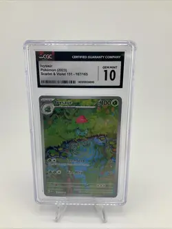 Pokemon Gem Mint CGC 10 Ivysaur 167/165 Sv: Scarlet & Violet 151 Holo - Image 1