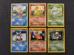 Pokemon TCG Base Set Starter And Evolution Bundle - Image 1