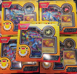 Pokemon TCG: Lot of 5x Pokemon Day 2026 Collection - Pikachu Promo and Coin - Image 1