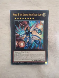Number 38 Hope Harbinger Dragon Titanic Galaxy RA02-EN036 Ultra Rare - Image 1