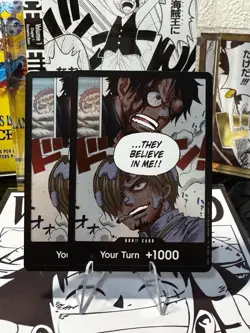 DON!! Card (Alternate Art) A Fist of Divine Speed Foil 2 Cards Bundle - Image 1