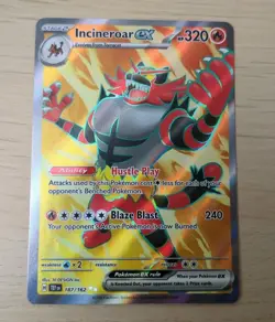 Pokemon Incineroar ex 187/162 Temporal Forces TCG Card - Image 2