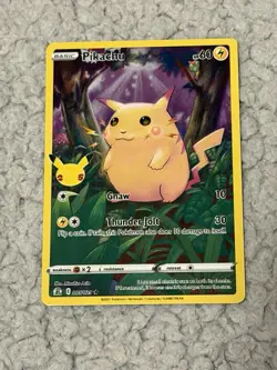 Pokemon Pikachu Celebrations Holo Rare 005/025 25th Anniversary TCG Card Mint - Image 1
