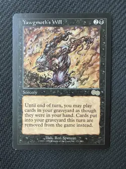 Yawgmoth's Will Urza's Saga Sorcery Card Rare Regular #171 Wizards - Image 1