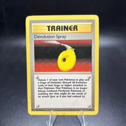 Pokemon TCG Devolution Spray Trainer Base Set 72/102 Regular Card, HP -j - Image 1