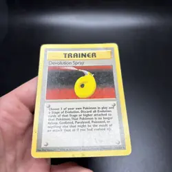 Pokemon TCG Devolution Spray Trainer Base Set 72/102 Regular Card, HP -j - Image 5