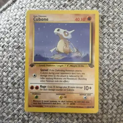 Pokemon TCG Cubone Jungle Card 50/64 1st Edition Card - Image 1