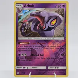 Arbok 27/68 Hidden Fates Reverse Holo Pokemon Card NM - Image 1