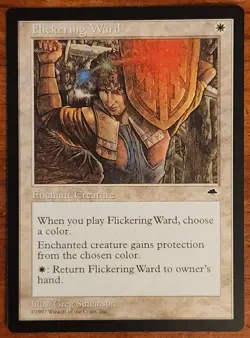 Flickering Ward MtG Tempest LP Magic The Gathering - Image 1