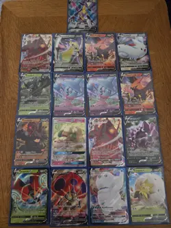 New "Un-played" Sword & Shield Lot 17 V Full Art Holo Cards Toxtricity Coalossal - Image 1