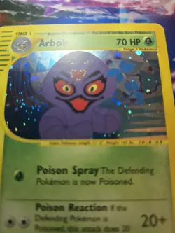 Arbok - EX: Expedition (3/165) e-Reader Holo Rare Pokemon Card LP - Image 2