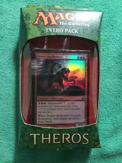 MTG THEROS INTRO PACK FACT SEALD BLIZING BEASTS OF MYTH - Image 2