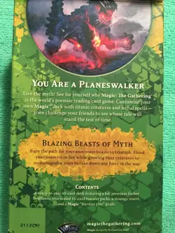 MTG THEROS INTRO PACK FACT SEALD BLIZING BEASTS OF MYTH - Image 4
