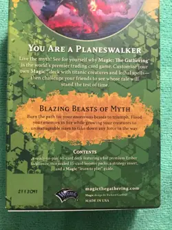 MTG THEROS INTRO PACK FACT SEALD BLIZING BEASTS OF MYTH - Image 5