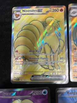 5 Card Full Art EX Lot From 151 Ninetales, Golem, Jynx, Kangaskhan, Zapdos - Image 2