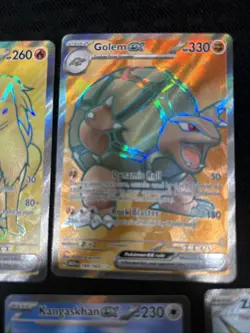 5 Card Full Art EX Lot From 151 Ninetales, Golem, Jynx, Kangaskhan, Zapdos - Image 3