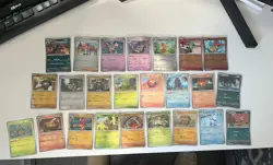 Black Bolt / White Flare Poke Ball Reverse Holo Card Bundle (24x Cards) English - Image 2