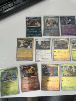 Black Bolt / White Flare Poke Ball Reverse Holo Card Bundle (24x Cards) English - Image 5