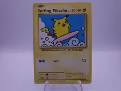 POKEMON CARD SURFING PIKACHU SECRET RARE EVOLUTION 111/108 - Image 1