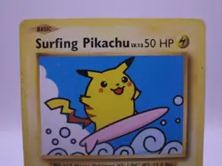 POKEMON CARD SURFING PIKACHU SECRET RARE EVOLUTION 111/108 - Image 3