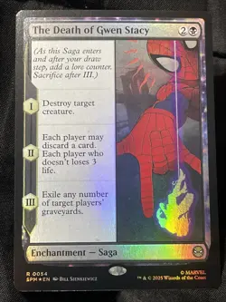 The Death of Gwen Stacy Marvel's Spider-Man Foil Magic The Gathering - Image 1