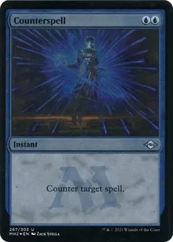 Counterspell (Foil Etched) 267 Uncommon Modern Horizons 2 Near Mint - Image 1