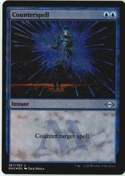 Counterspell (Foil Etched) 267 Uncommon Modern Horizons 2 Near Mint - Image 2