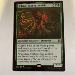 MTG Ashaya, Soul of the Wild Zendikar Rising M/NM - Image 1