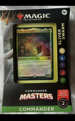 Factory Sealed MTG Commander Masters SLIVER SWARM Deck Magic the Gathering - Image 1