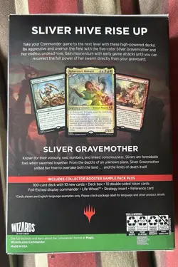 Factory Sealed MTG Commander Masters SLIVER SWARM Deck Magic the Gathering - Image 2