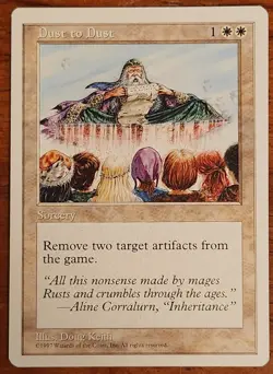 Dust to Dust MTG Core Set 5th Edition LP Magic The Gathering - Image 1