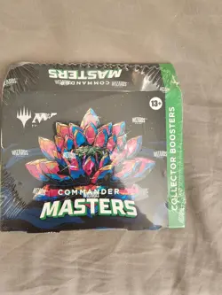 MTG Commander Masters Collector Booster Box 4 Packs Magic the Gathering Sealed 195166216683 - Image 1