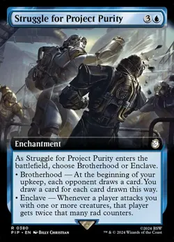 Struggle for Project Purity R Extended Art Regular #380 | PIP Fallout | MTG - Image 1