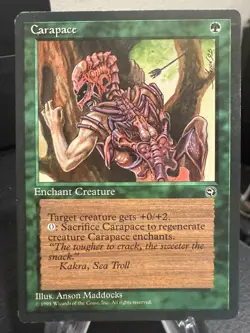 MTG Magic the Gathering Homelands Carapace - Image 1