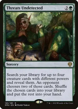 2x Threats Undetected Dominaria United NM MTG - Image 1