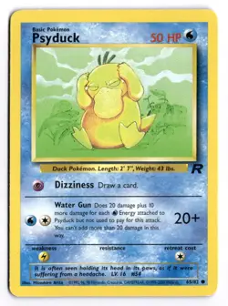 Pokemon Team Rocket Psyduck 65/82 Common Unlimited - Image 1