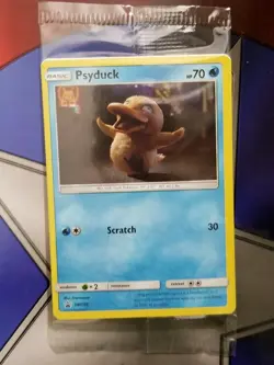 LIMITED Pokemon Detective PSYDUCK Movie Trading Card -PROMO 2019 NEW HOLO - Image 1
