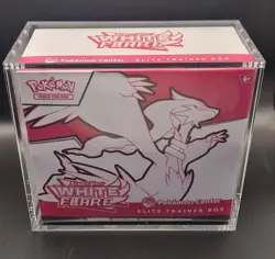Pokemon Center ETB White Flare Elite Trainer Box New and SEALED + Acrylic case - Image 1