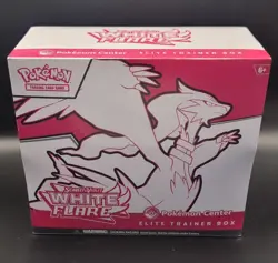 Pokemon Center ETB White Flare Elite Trainer Box New and SEALED + Acrylic case - Image 2
