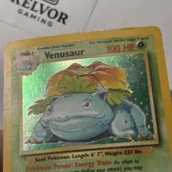 Pokemon Cards Venusaur 15/102 Base Set Unlimited Holo Holo Rare - Image 5
