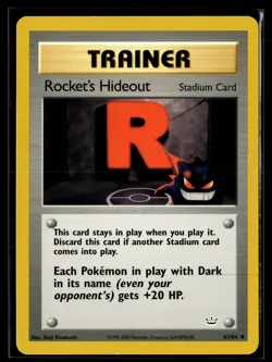 Pokemon TCG Neo Revelation #63/64 Rocket's Hideout - Image 1