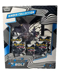 *In Hand* Pokemon TCG Scarlet & Violet Black Bolt Binder Collection Sealed Unova - Image 1