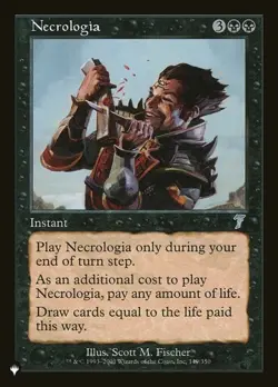 Necrologia - Retro Frame The List NM MTG - Image 1